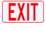 Exit Sign Self Stick Vinyl Decal From Street Sign USA