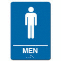 Men's Restroom Lavatory ADA/Braille Sign