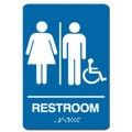 Men - Women Restroom w/ Wheel Chair Symbol