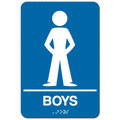 Boys Restroom Lavatory ADA/Braille Sign