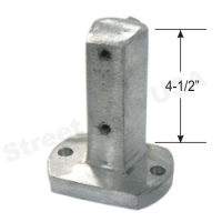 © Street Sign USA Aluminum Post Mounting Base Repacement Stub Data Spec