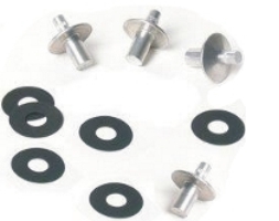 Aluminum Drive Rivets For Square Sign Posts