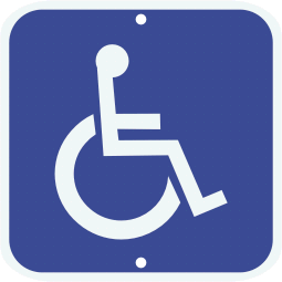 Disabled/Handicap Symbol Parking Sign