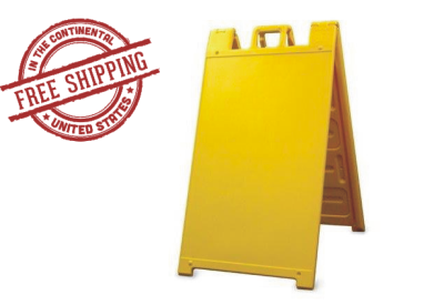 Signicade A-Frame Sign Stand Yellow
