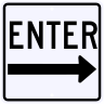 Enter Sign Right Arrow