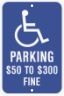 Missouri State Specified Disabled/Handicap Sign