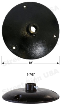 © Street Sign USA Pedestal Base Data Spec