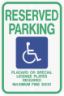 Hawaii State Specified Disabled Parking Sign