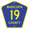 M1-6 Customizable County Route Marker - 1 or 2 Digit Number