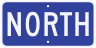 M3-1 North Directional Sign