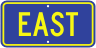M3-2 East Directional Sign