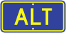 M4-1a ALT Auxiliary Sign