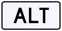 M4-1a ALT Auxiliary Sign