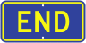 M4-6 END Auxiliary Sign