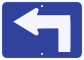 M5-1   Advance Directional Arrow Sign