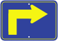 M5-1 Advance Directional Arrow Sign