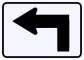 M5-1    Advance Directional Arrow Sign