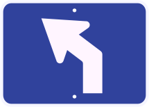 M5-2   Advance Directional Arrow Sign