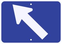 M6-2 Directional Arrow Sign