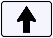 M6-3 Directional Arrow Sign