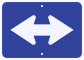 M6-4 Directional Arrow Sign