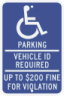 Minnesota State Specified Disabled Parking Sign