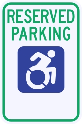 New York State Specified Disabled Parking Sign