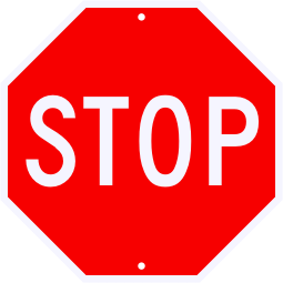 STOP Sign - 30" x 30"