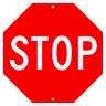 STOP Sign - 18" x 18" 