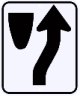 Keep Right Symbol Sign