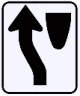 Keep Left Symbol Sign