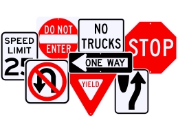 regulatory traffic signs