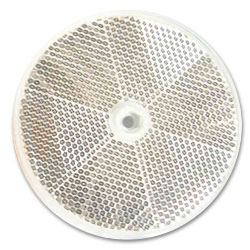 3 Inch Round White Reflector/Delineator