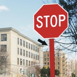 Stop Sign Post Reflectors