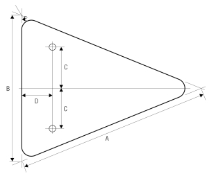 Street Sign USA's Isosceles Triangle MUTCD Sign Shape Dimensions