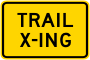 Trail Crossing Advisory Plaque