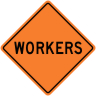 Workers Construction Sign