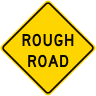 Rough Road Roadway Warning Sign